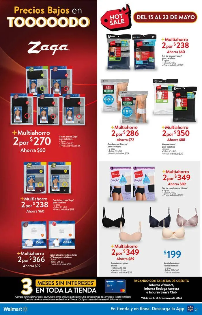 Catálogo de Walmart - Hot Sale 20 de mayo al 23 de mayo 2024 - Pagina 21