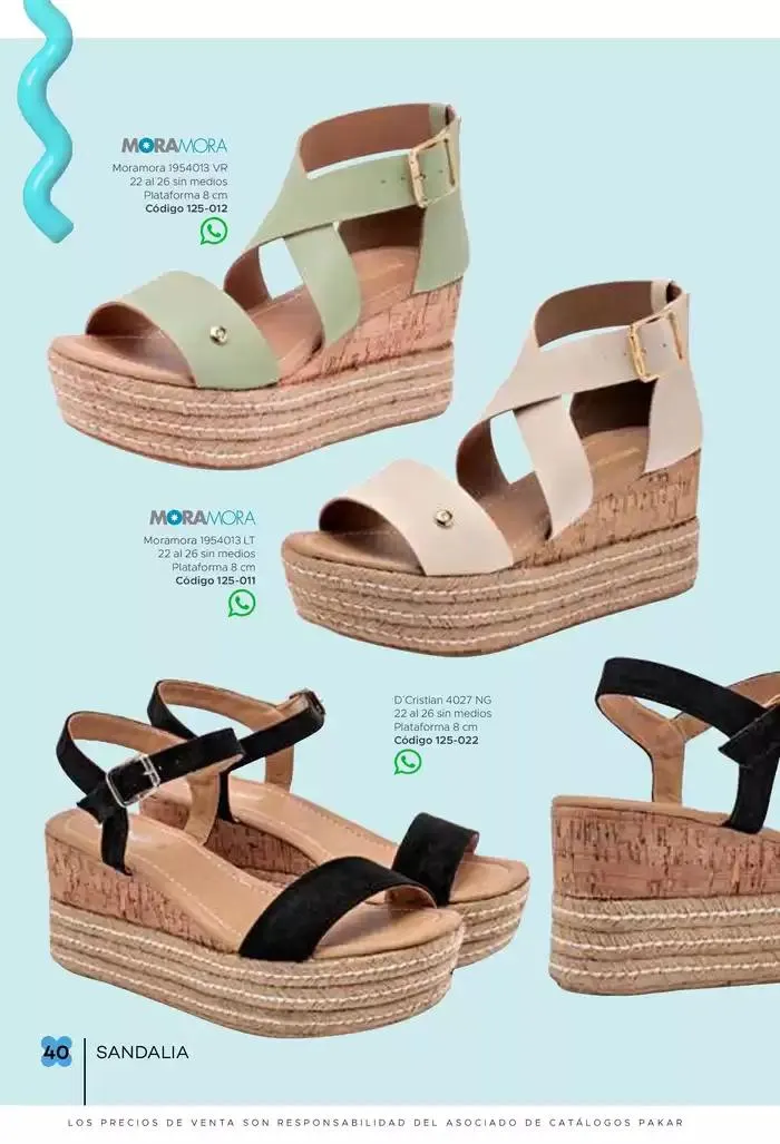 Catálogo de Pakar Sandalia 31 de enero al 31 de mayo 2025 - Pagina 40
