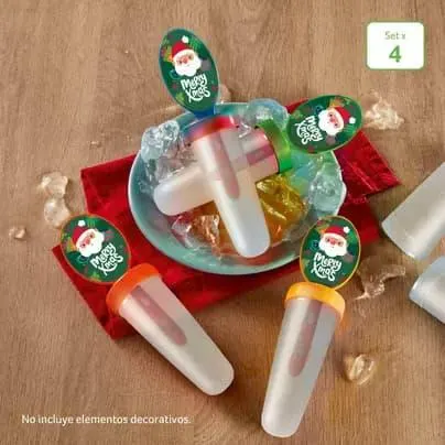 Set x 4 Moldes Paletas