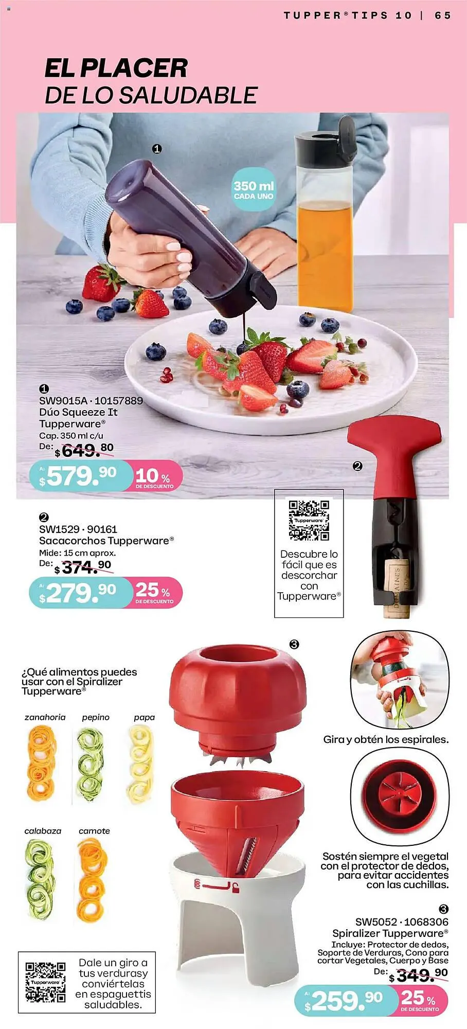 Catálogo de Catálogo Tupperware 8 de septiembre al 6 de octubre 2025 - Pagina 65