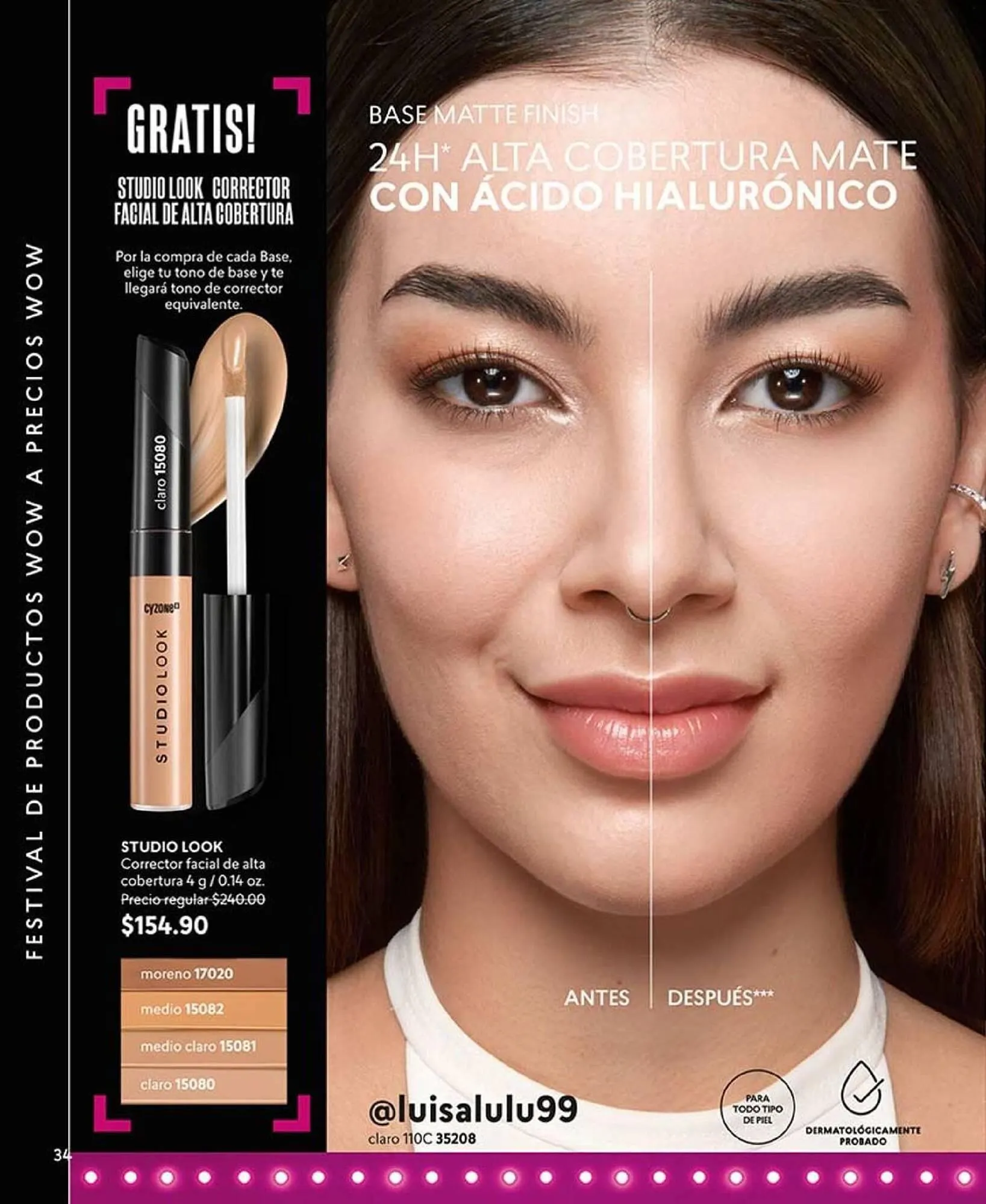 Catálogo de Catálogo Cyzone 1 de agosto al 31 de agosto 2025 - Pagina 34