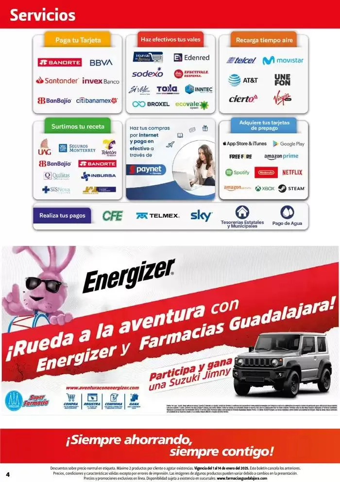 Catálogo de Ofertas especiales para ti 3 de enero al 14 de enero 2025 - Pagina 4