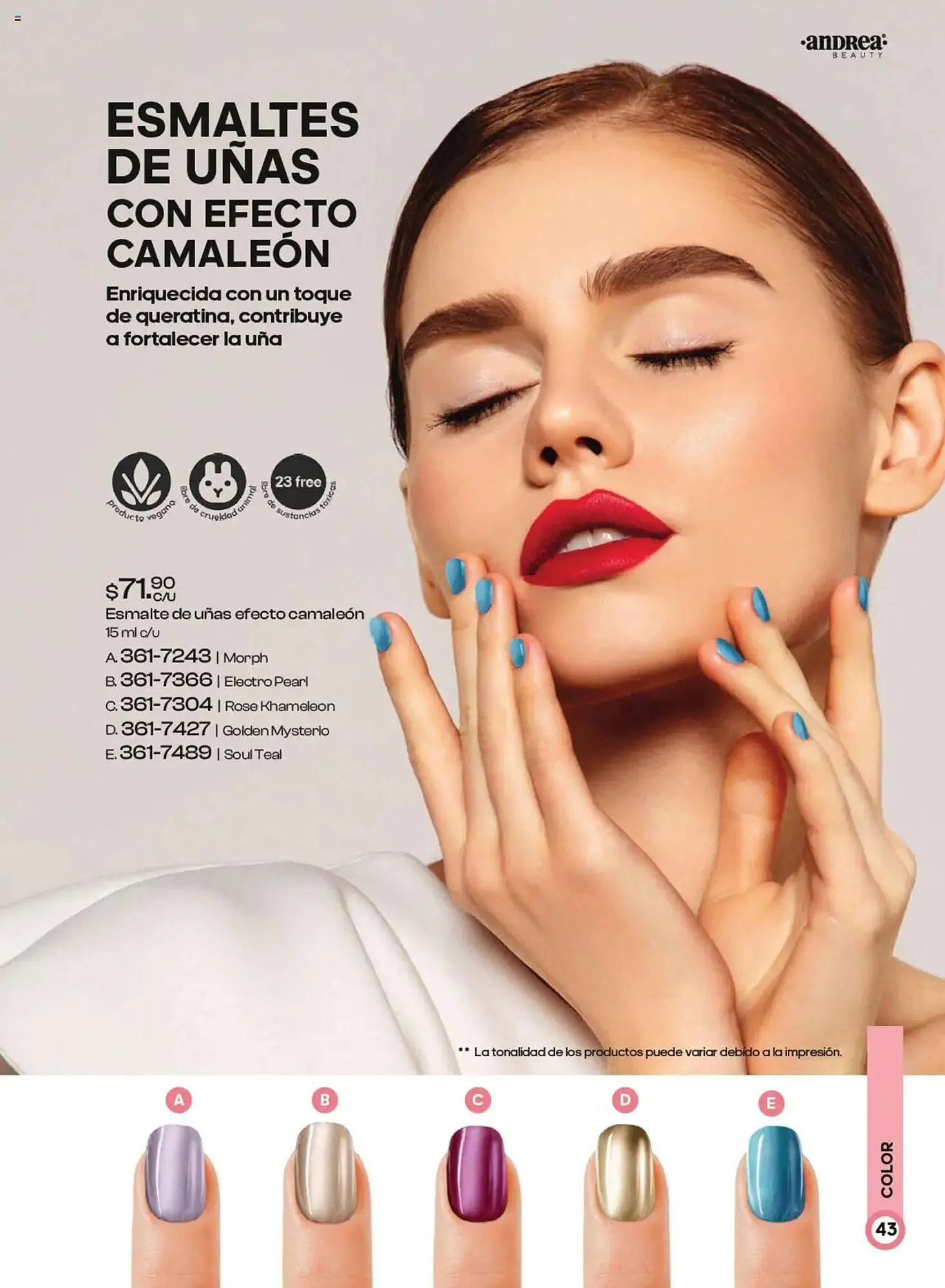 Catálogo de Catálogo Andrea 23 de marzo al 24 de mayo 2025 - Pagina 43