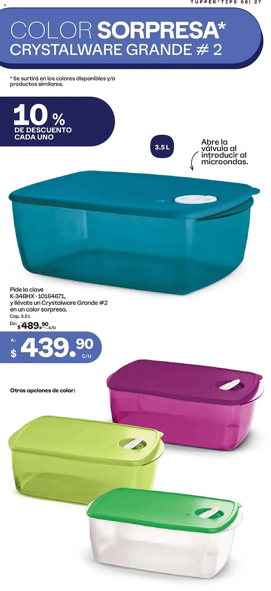 Catálogo de Catálogo Tupperware 14 de julio al 11 de agosto 2025 - Pagina 27