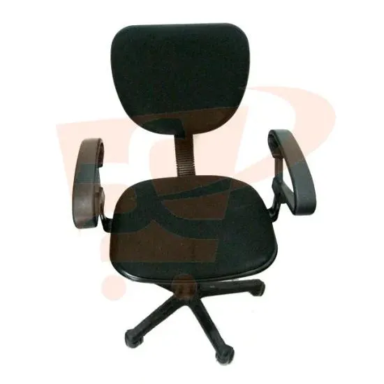 Silla para computadora con descanza brazos negro QZY-H4 BLACK