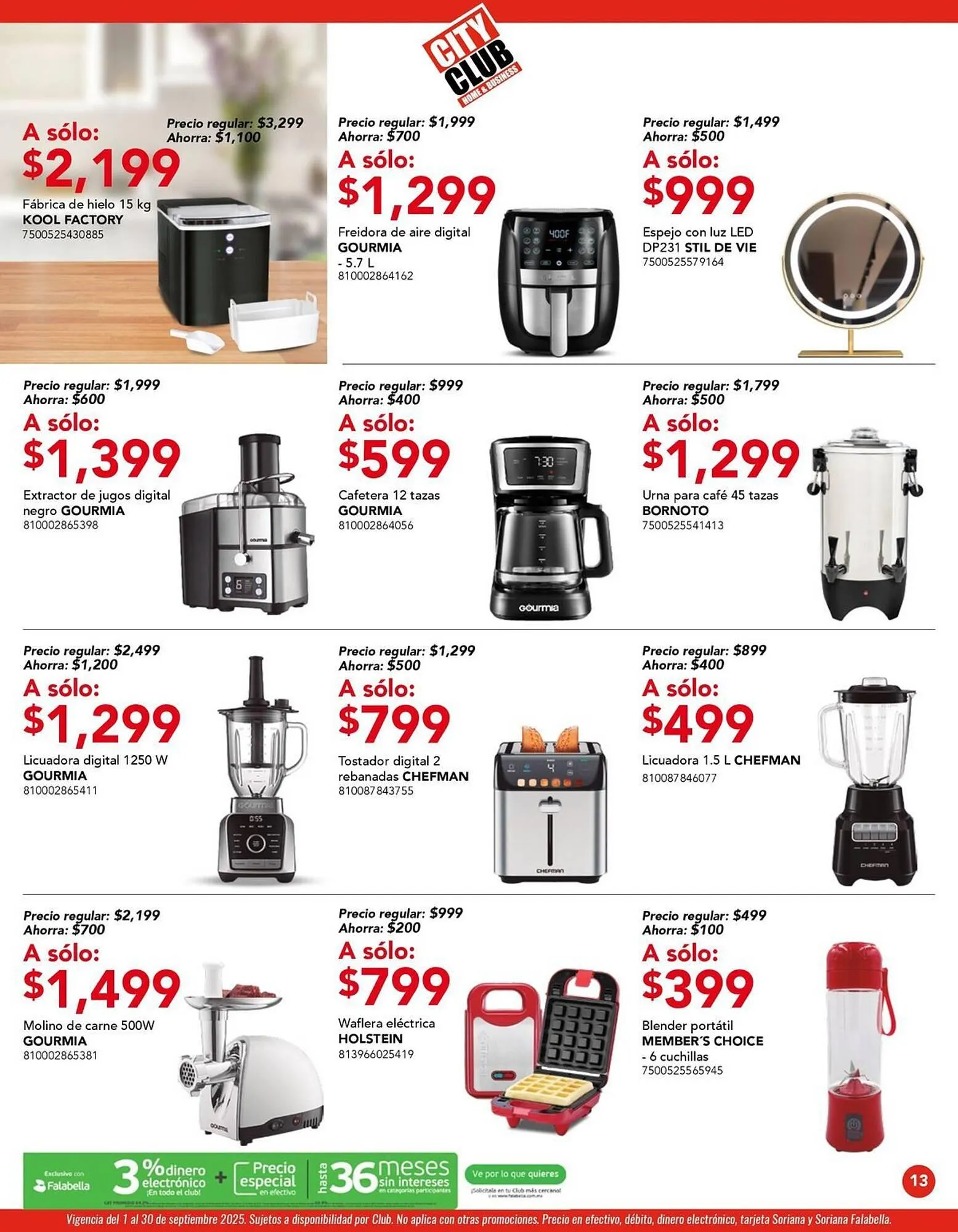 Catálogo de catálogo City Club 2 de septiembre al 30 de septiembre 2025 - Pagina 13