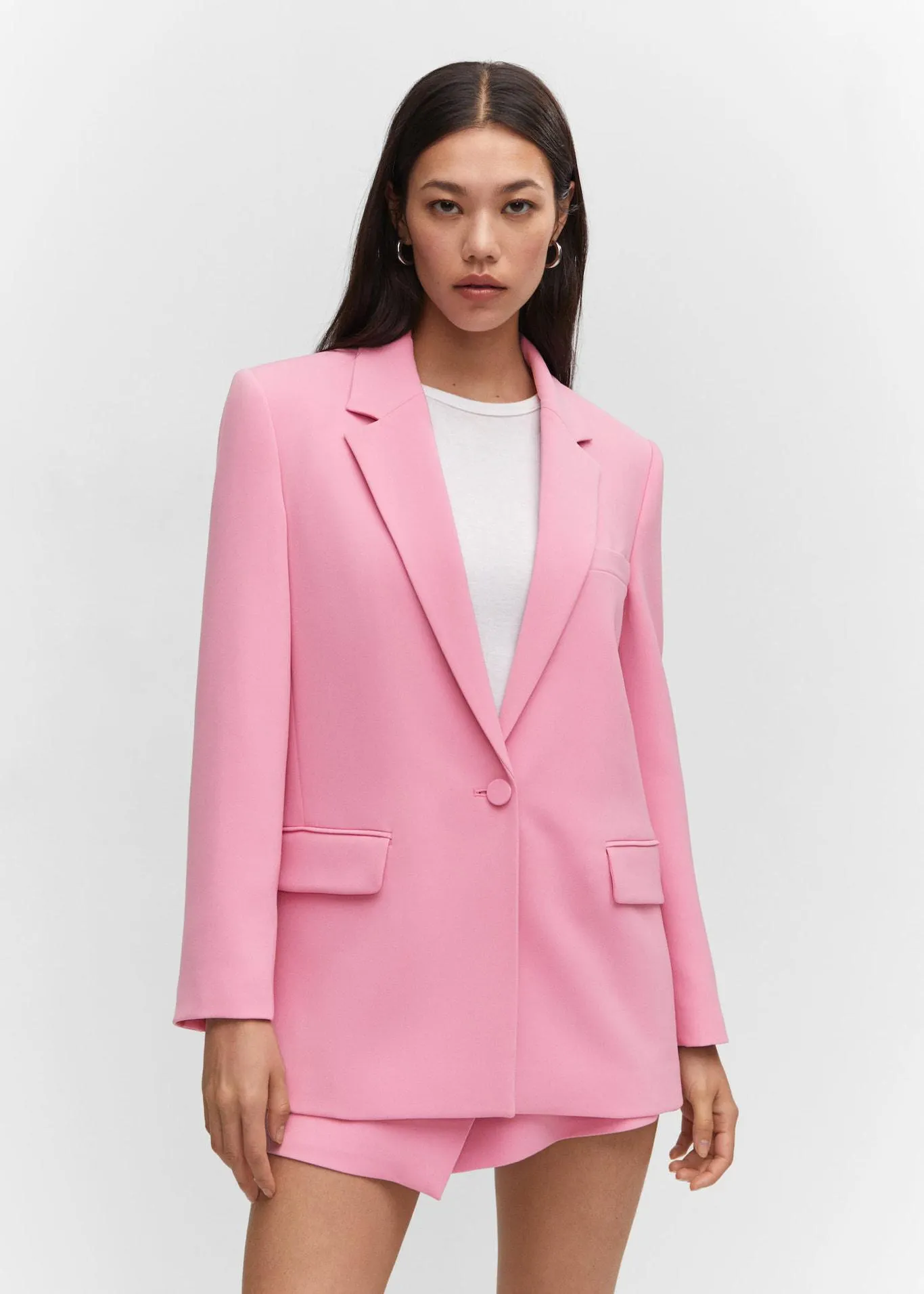 Americana bolsillos solapa