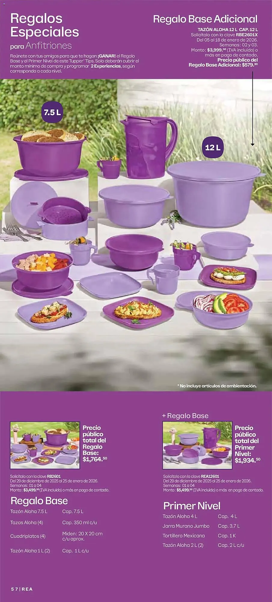 Catálogo de Catálogo Tupperware 29 de diciembre al 26 de enero 2026 - Pagina 57