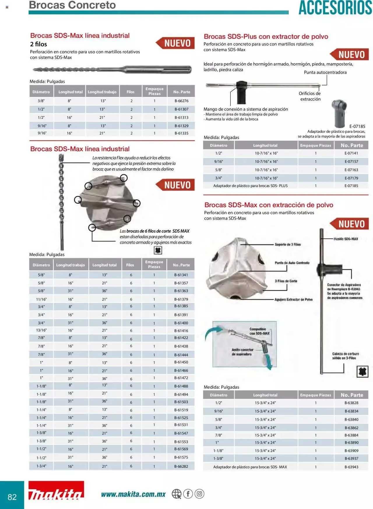 Catálogo de Makita Ofertas Accesorios 5 de septiembre al 31 de diciembre 2023 - Pagina 82