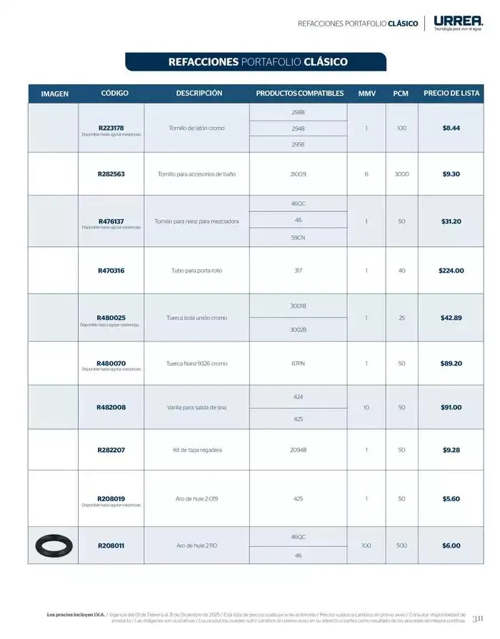 Catálogo de Catálogo Residencial 2025 28 de febrero al 28 de febrero 2026 - Pagina 317