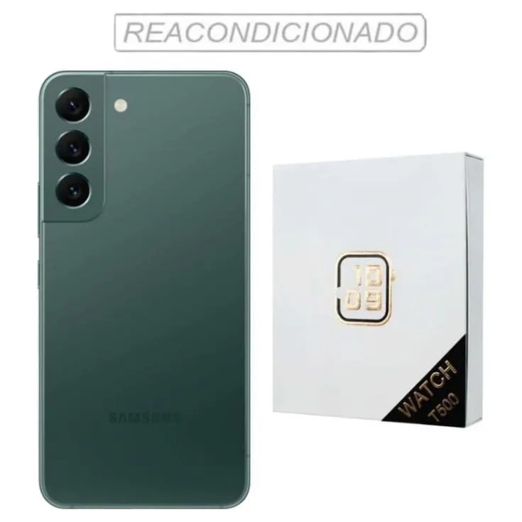 Galaxy S22 Reacondicionado 128gb Verde + Reloj Genérico