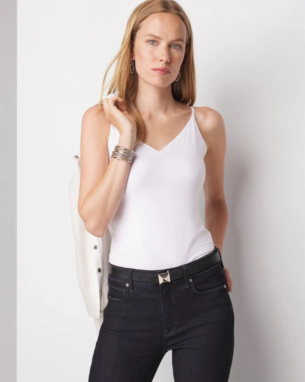 WHBM FORME ™ All Ways Stretch V-Neck Cami