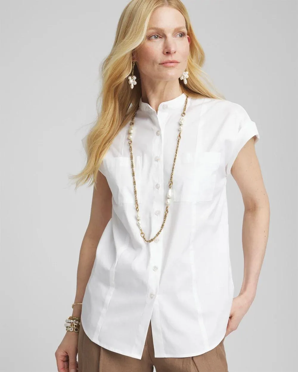 Poplin Patch Pocket Shirt