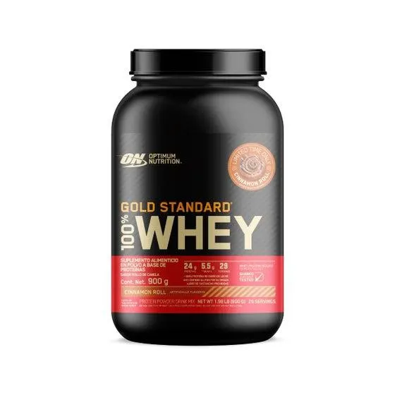 Gold Standard 100% Whey Proteína Optimum Nutrition rol de canela - 1.98 lb
