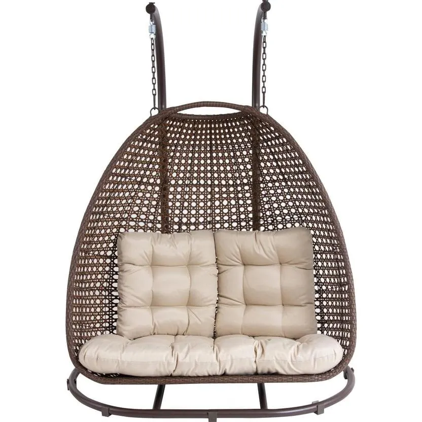 Sillón Colgante de Rattan 2 Personas