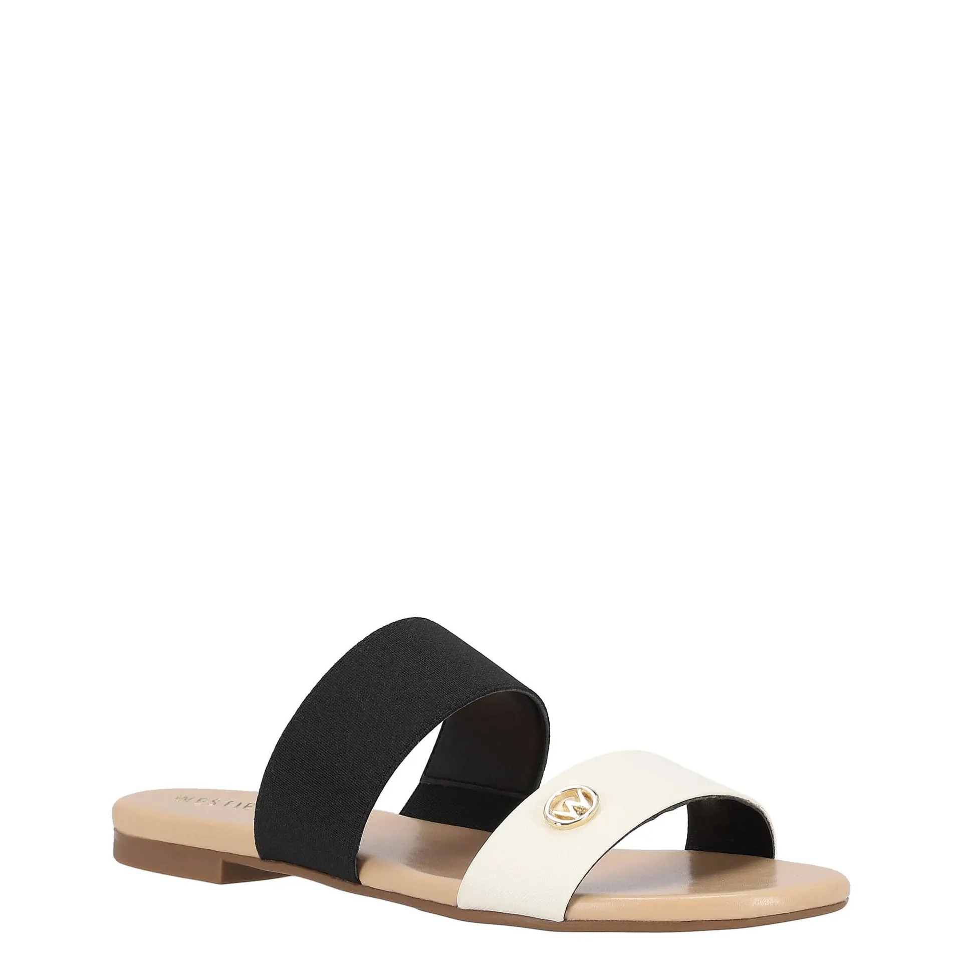 Sandalia Alcaravan5 Textil Negro Blanco Westies