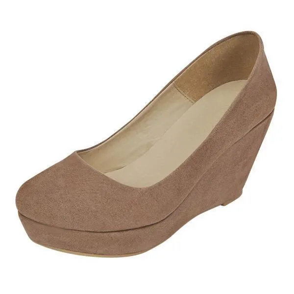 023375 Zapatilla Tipo Gamuza Lisa