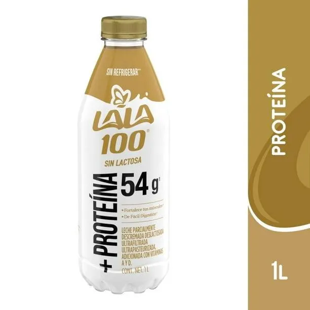 Leche Lala 100 sin lactosa proteína 1 l
