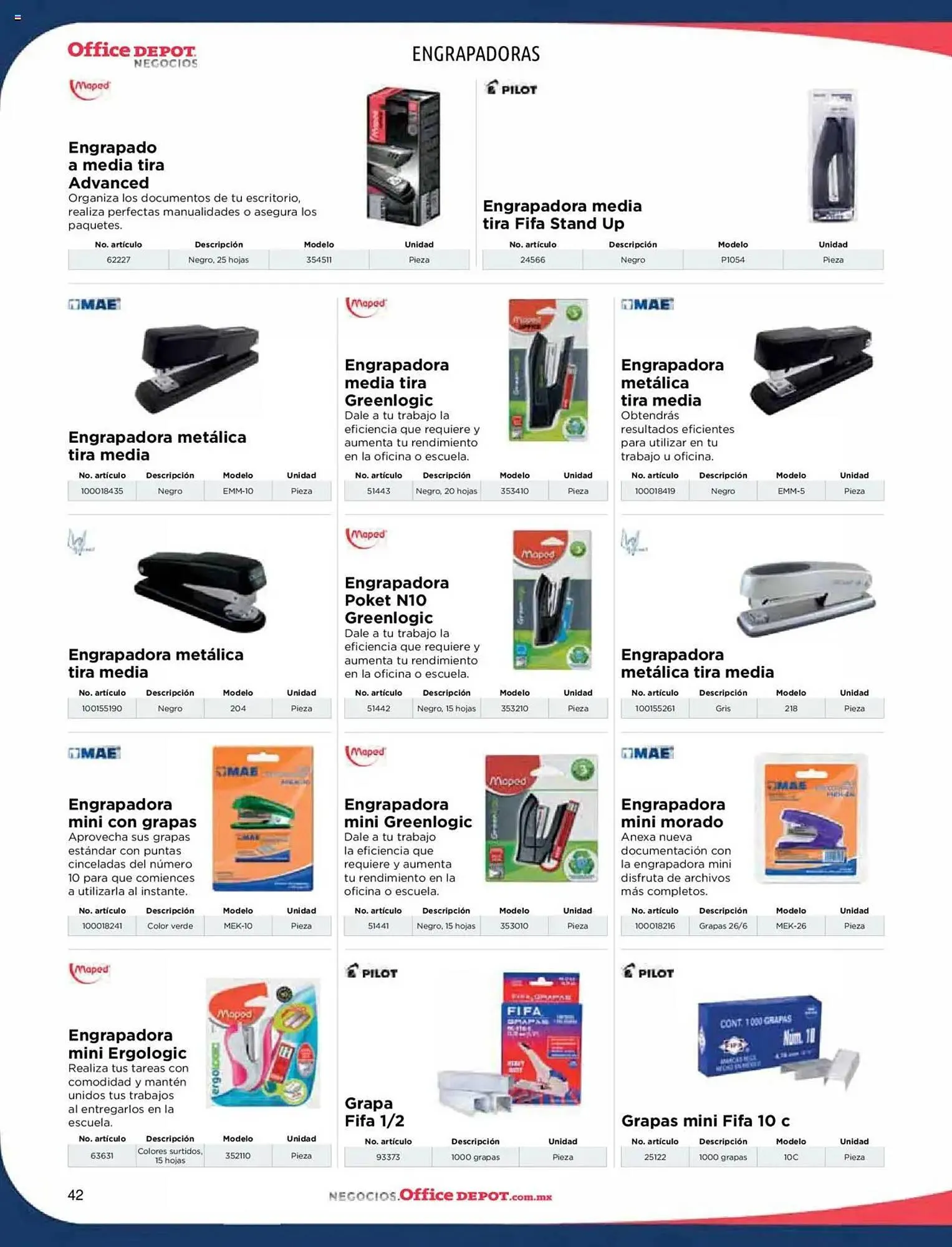 Catálogo de Catálogo Office Depot 9 de enero al 31 de diciembre 2025 - Pagina 44