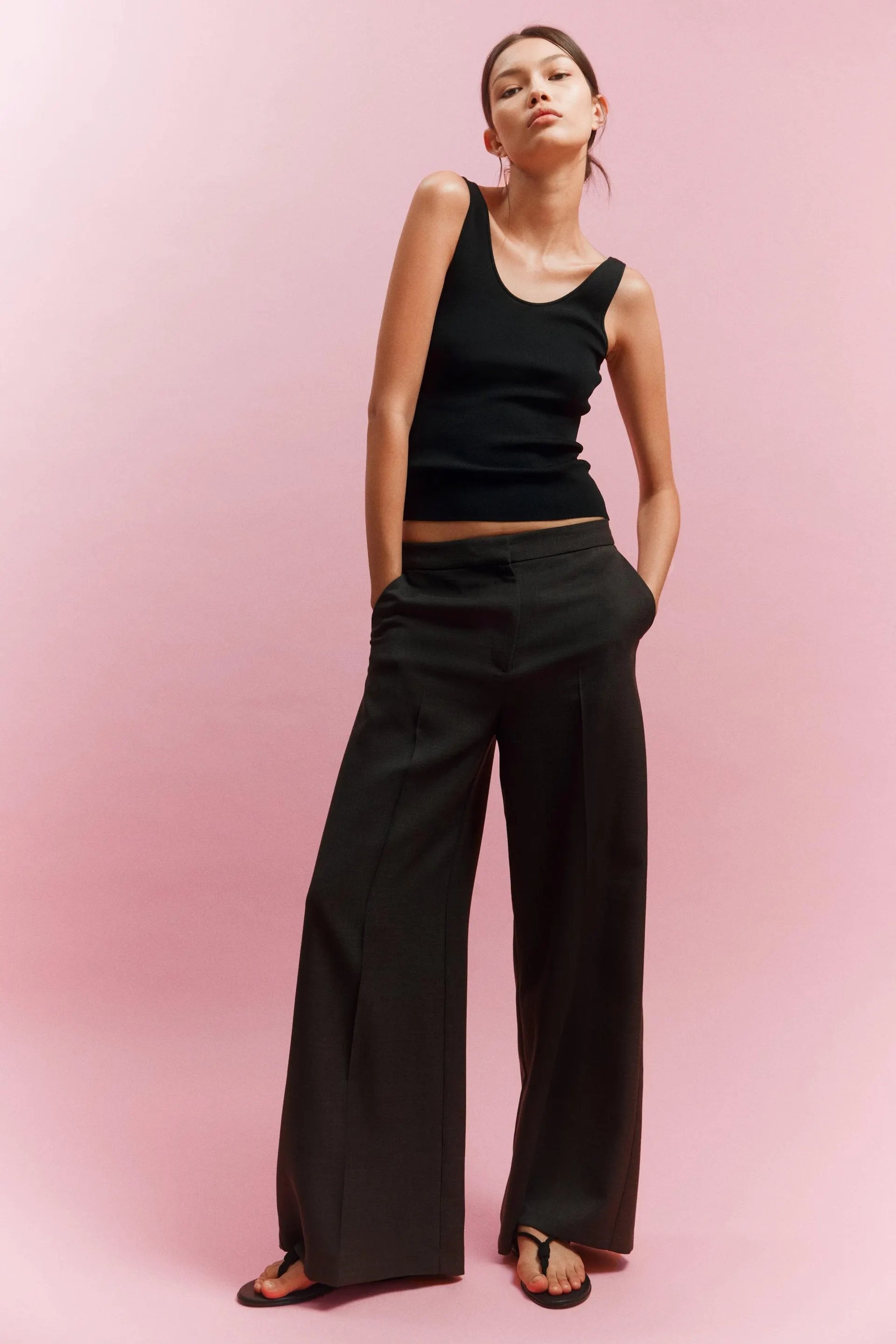 Pantalón de vestir ancho