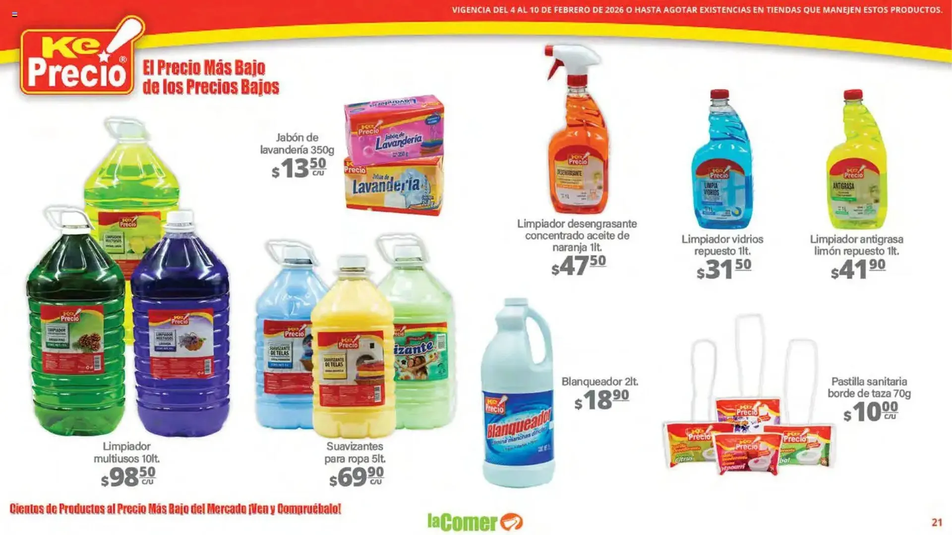 Catálogo de Folleto La Comer 4 de febrero al 10 de febrero 2026 - Pagina 21