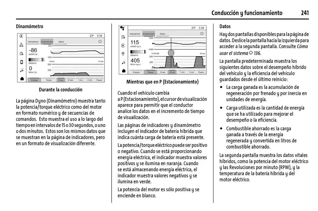 Catálogo de Chevrolet Corvette Stingray Manual del propietario 22 de enero al 31 de diciembre 2025 - Pagina 242