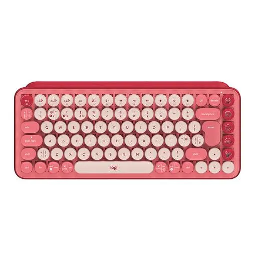 Teclado Inalámbrico Logitech POP Inglés Rosa