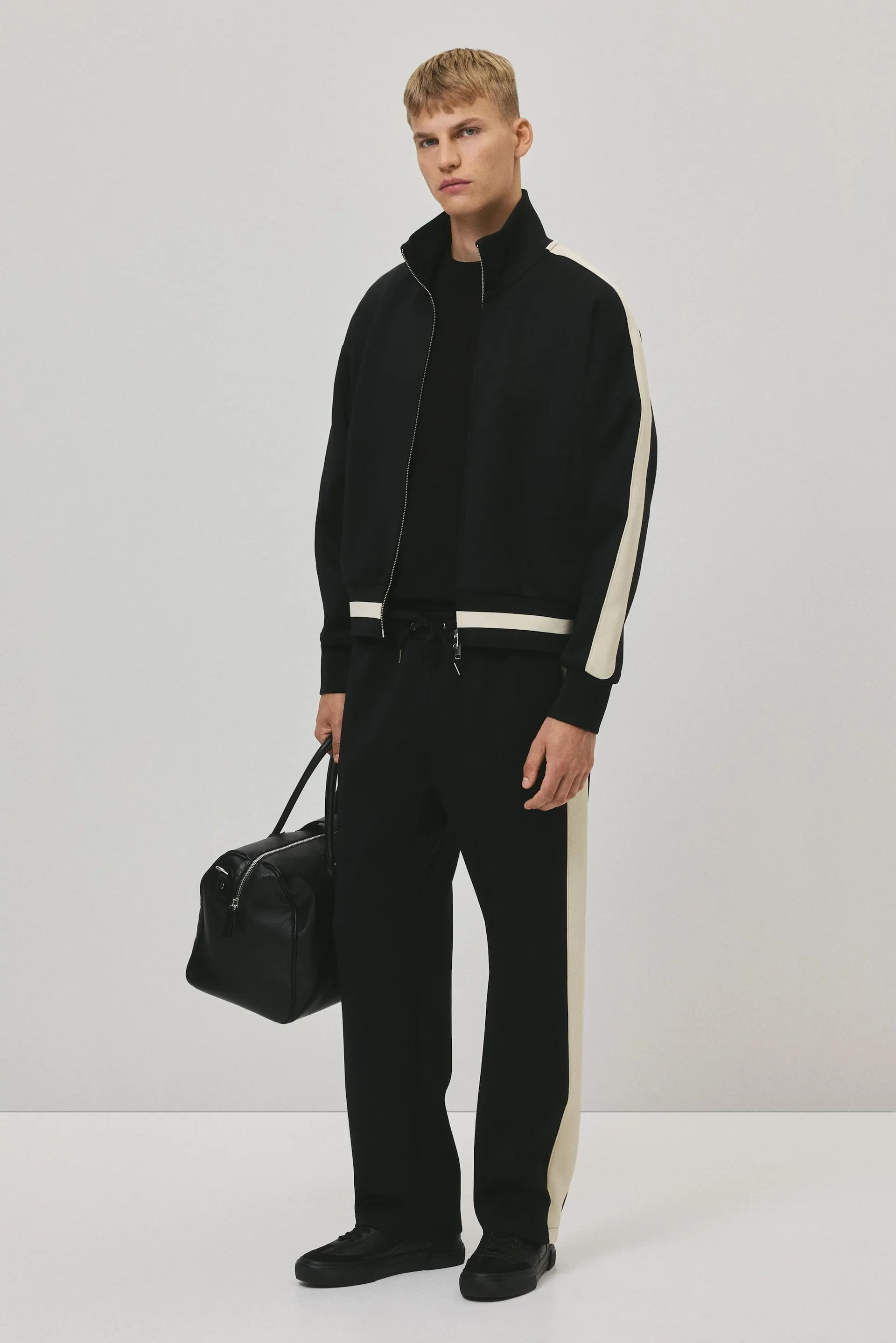 Loose Fit Track jacket with side stripes