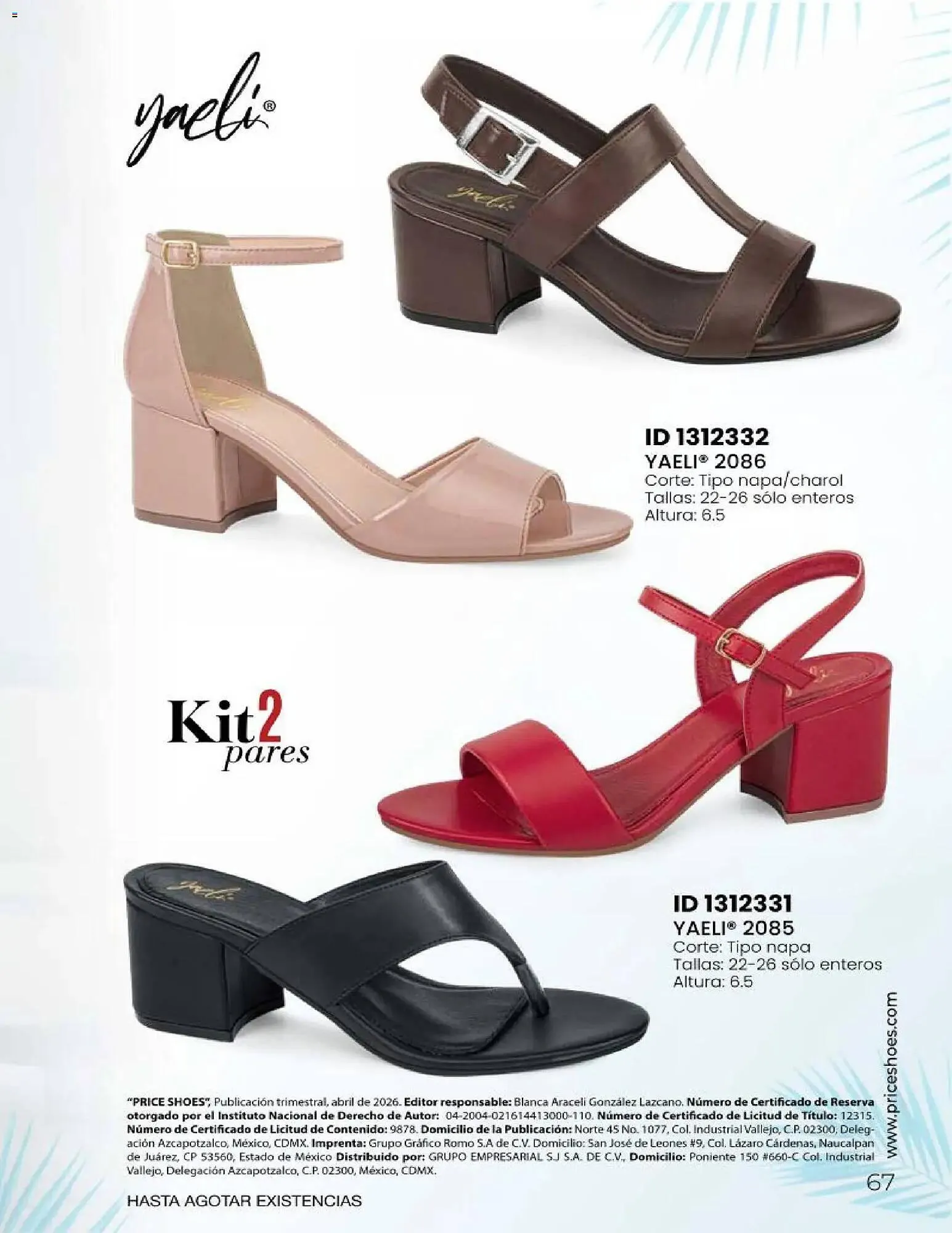 Catálogo de Catálogo Price Shoes 23 de abril al 1 de enero 2027 - Pagina 67