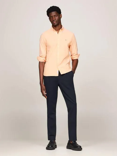 Camisa 1985 Collection TH Flex de corte regular de hombre