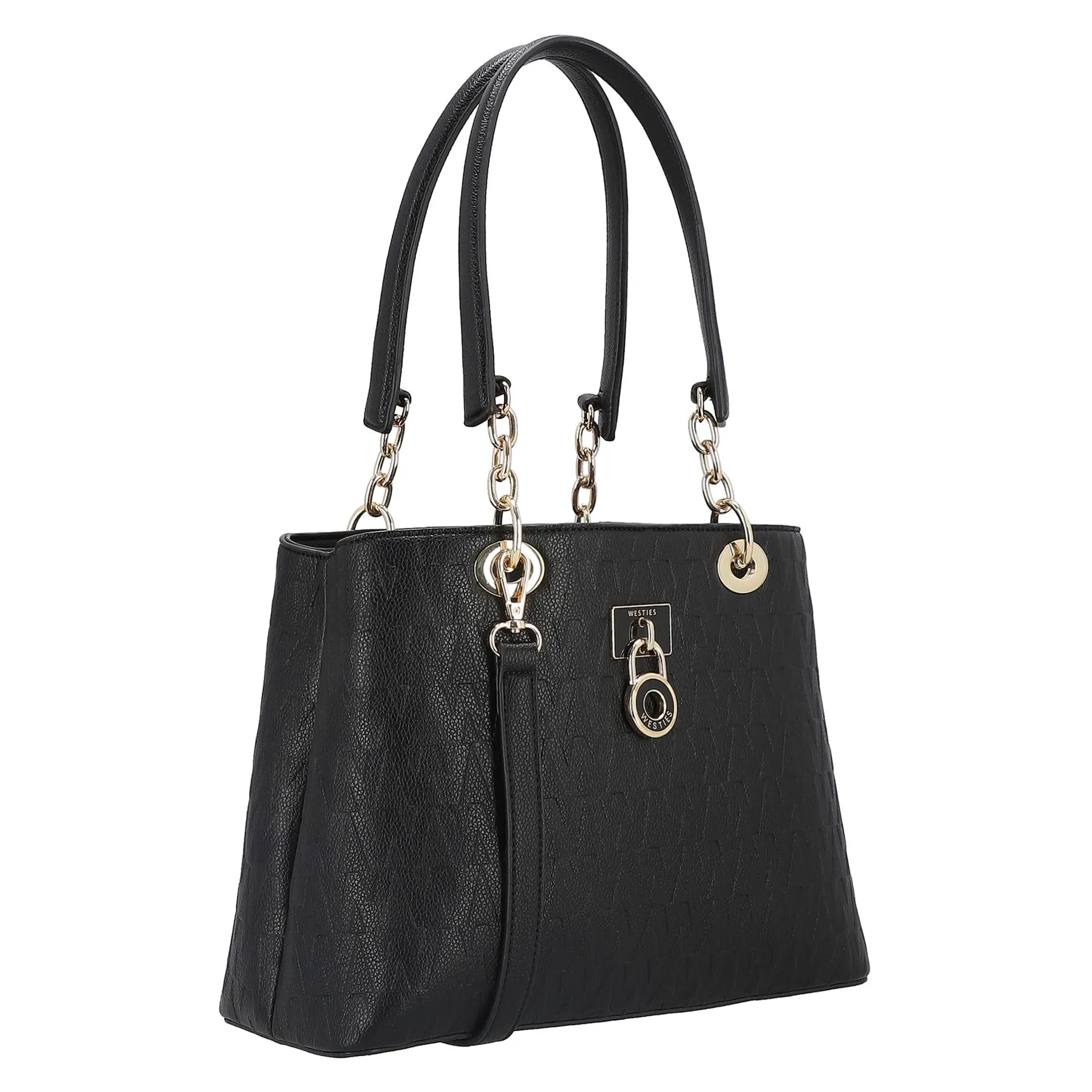 Bolsa Tote Pyro Ragnar Sintetico Monograma Negro Westies