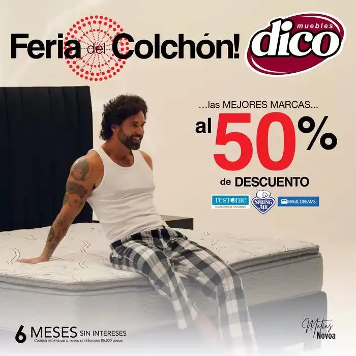 Catálogo de Muebles Dico Feria Del Colchon Centro 2025 10 de abril al 30 de abril 2025 - Pagina 1