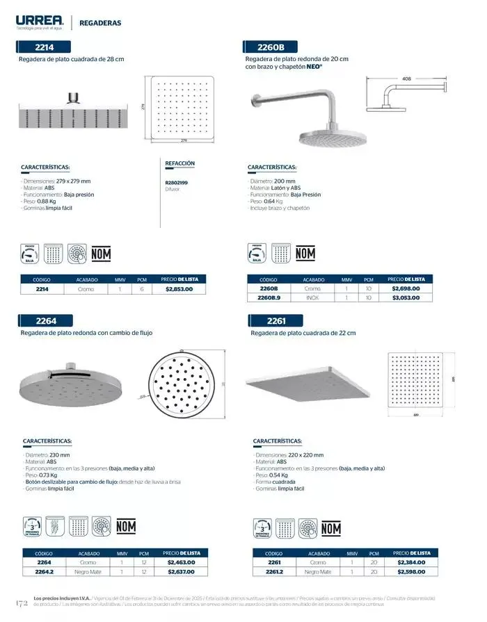 Catálogo de Catálogo Residencial 2025 28 de febrero al 28 de febrero 2026 - Pagina 178