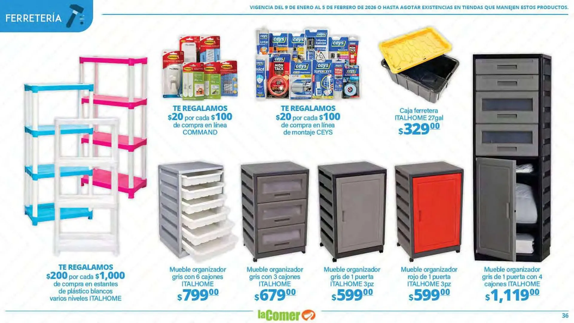 Catálogo de Folleto La Comer 9 de enero al 5 de febrero 2026 - Pagina 35