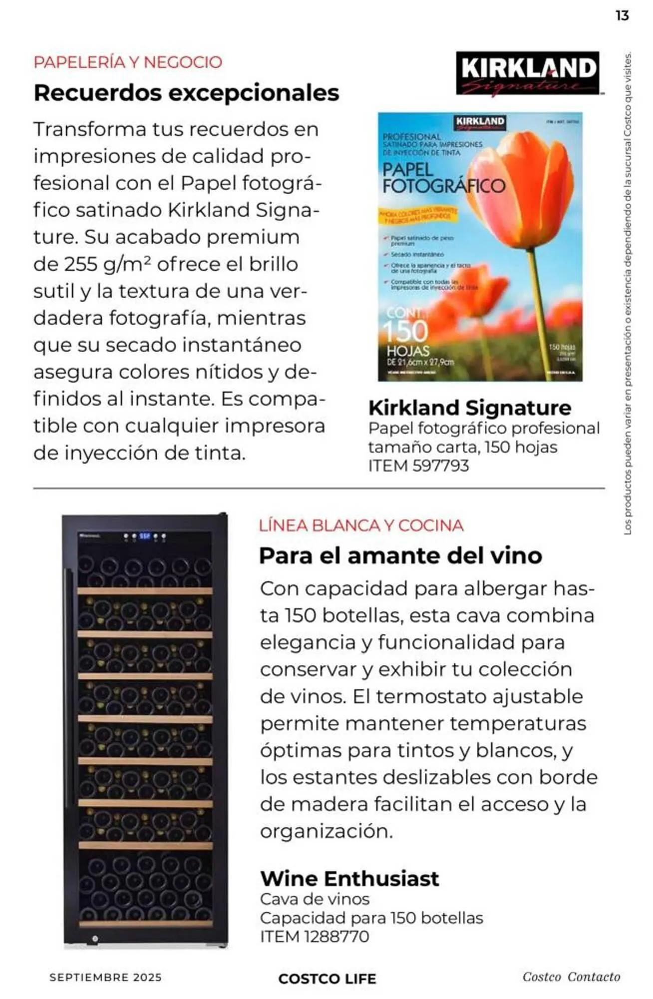 Catálogo de Catálogo Costco 10 de septiembre al 30 de septiembre 2025 - Pagina 13