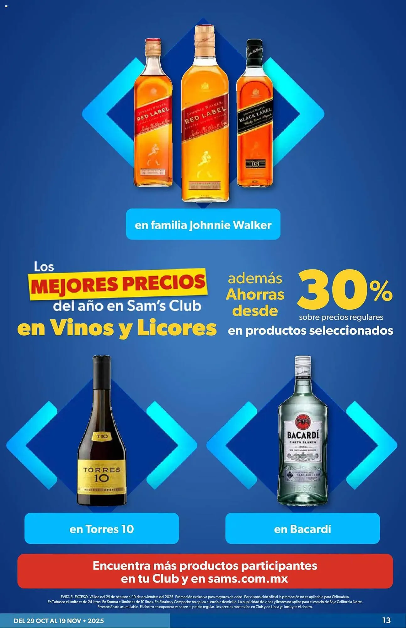 Catálogo de Catálogo Sam's Club 29 de octubre al 19 de noviembre 2025 - Pagina 13