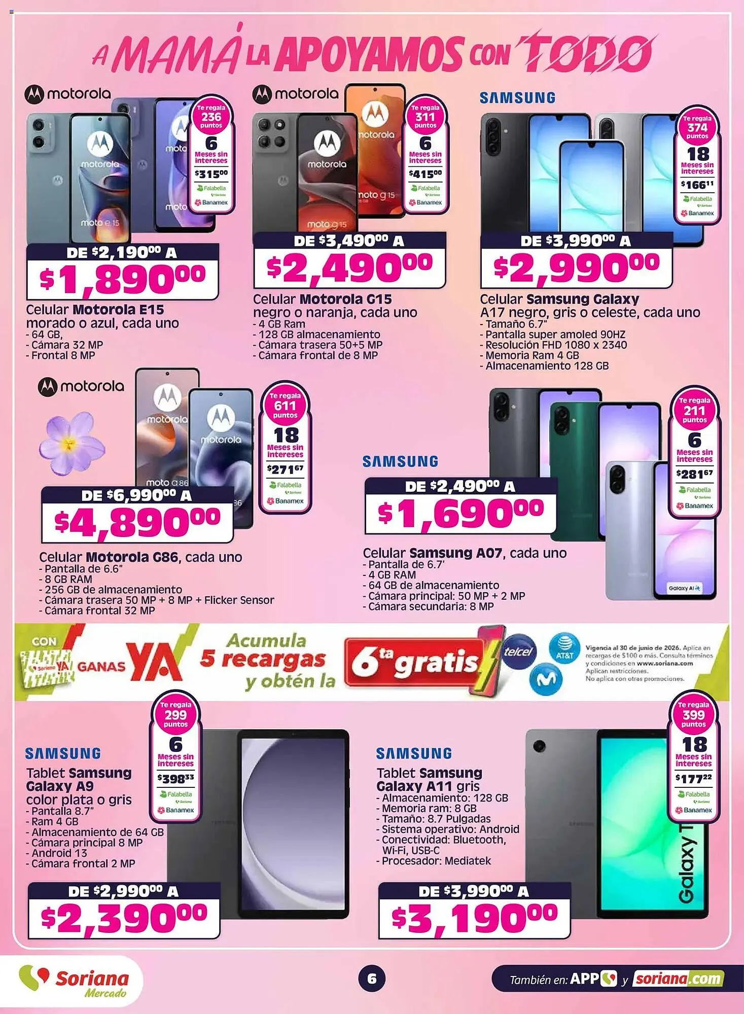 Catálogo de Folleto Soriana Mercado 30 de abril al 11 de mayo 2026 - Pagina 6