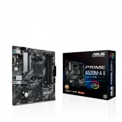 Tarjeta Madre ASUS PRIME A520M-A II CSM, Micro-ATX, Socket AM4, AMD A520, 128GB DDR4, HDMI/DP para AMD