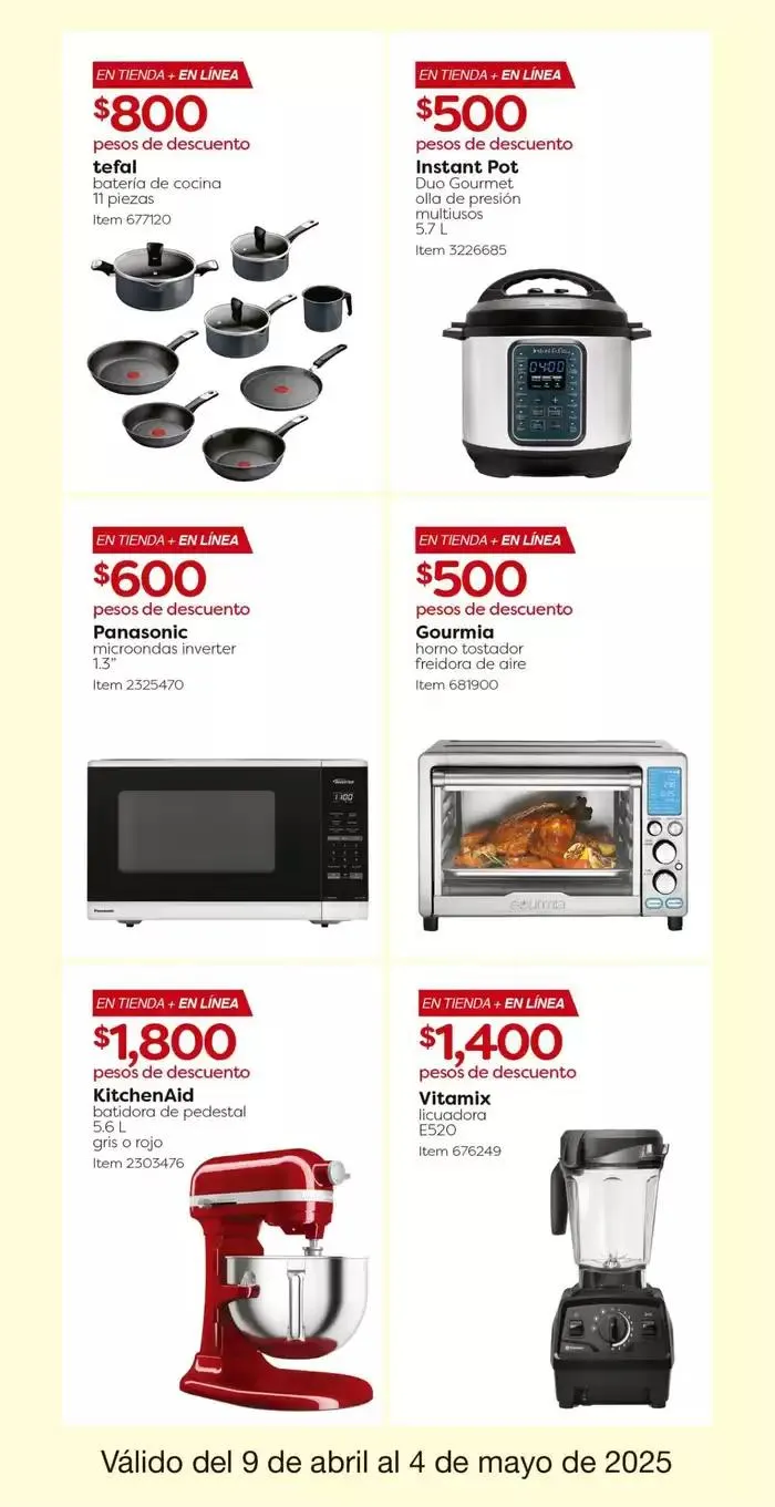 Catálogo de Cuponera Costco 9 de abril al 4 de mayo 2025 - Pagina 13