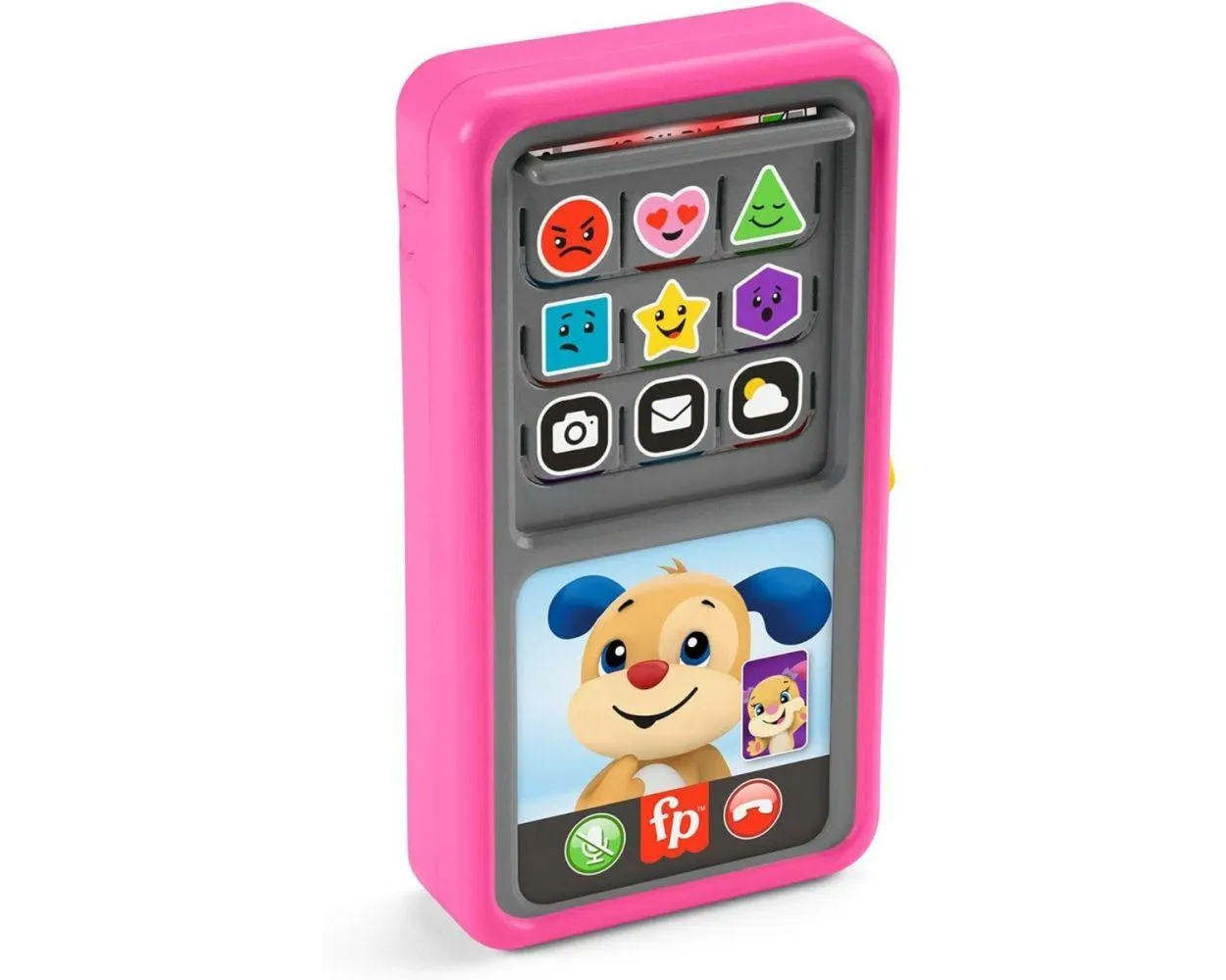 Fisher-Price Ríe y Aprende Smartphone Deluxe de Aprendizaje Rosa