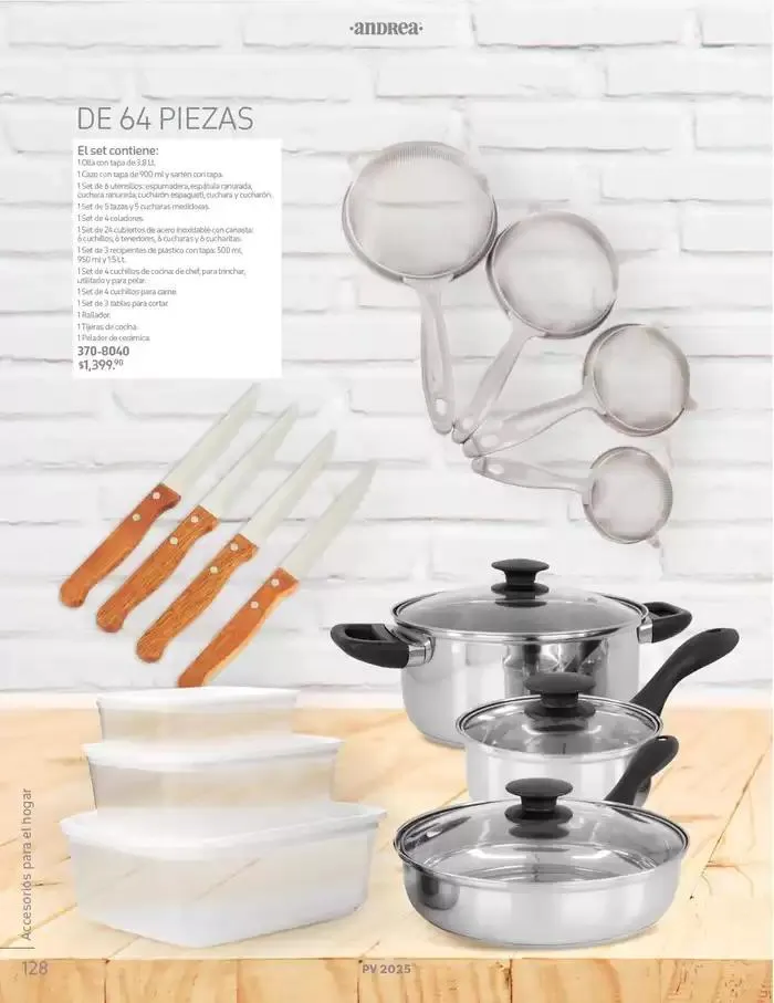 Catálogo de ANDREA | ANDREA HOME 26 de enero al 24 de mayo 2025 - Pagina 128