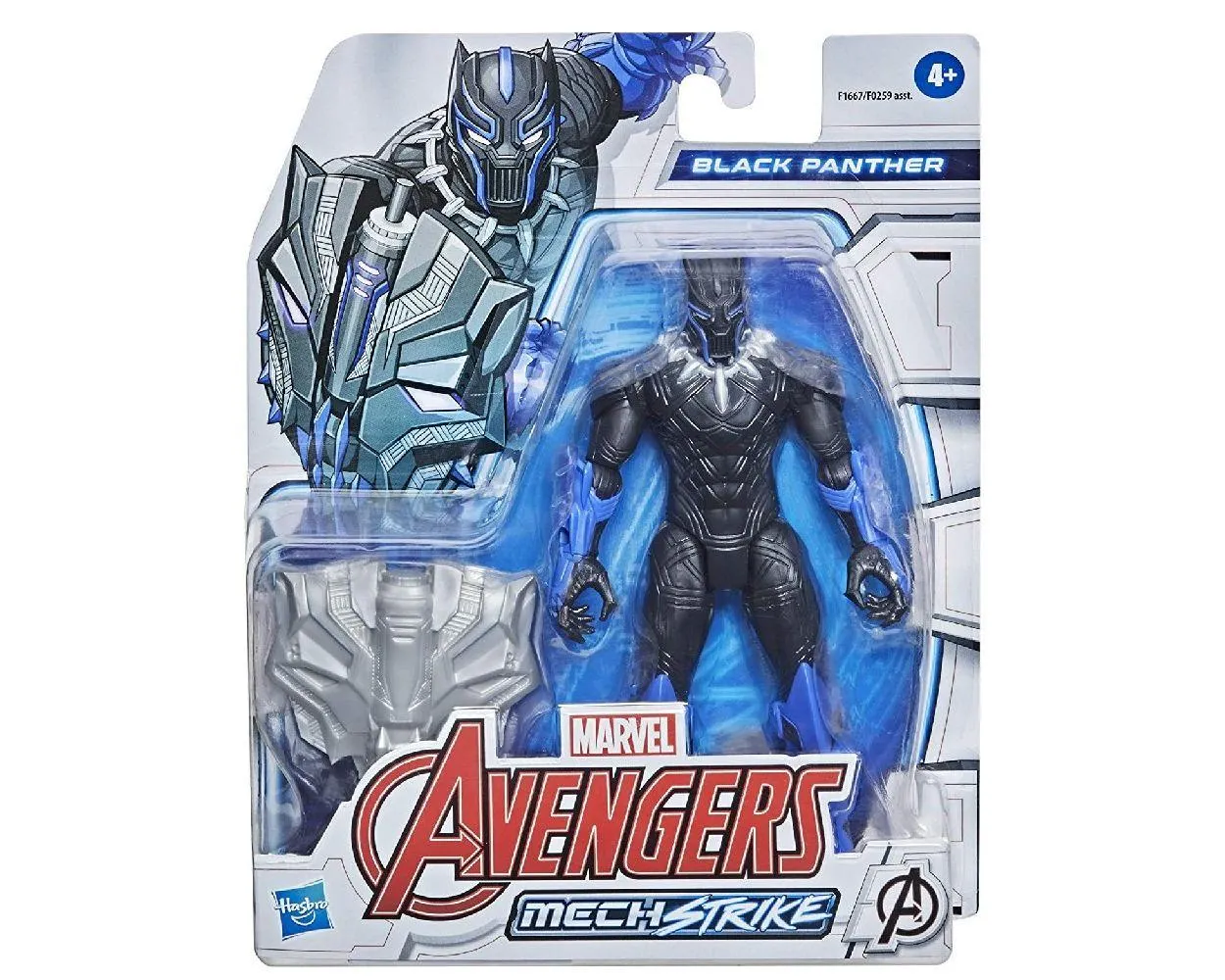 Marvel Avengers Figura Mech Strike de Pantera Negra de 15 cm