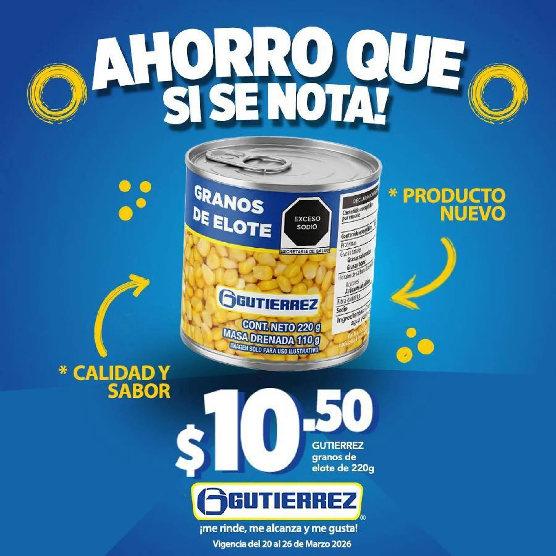 Catálogo de Folleto Super Gutiérrez 21 de marzo al 26 de marzo 2026 - Pagina 2