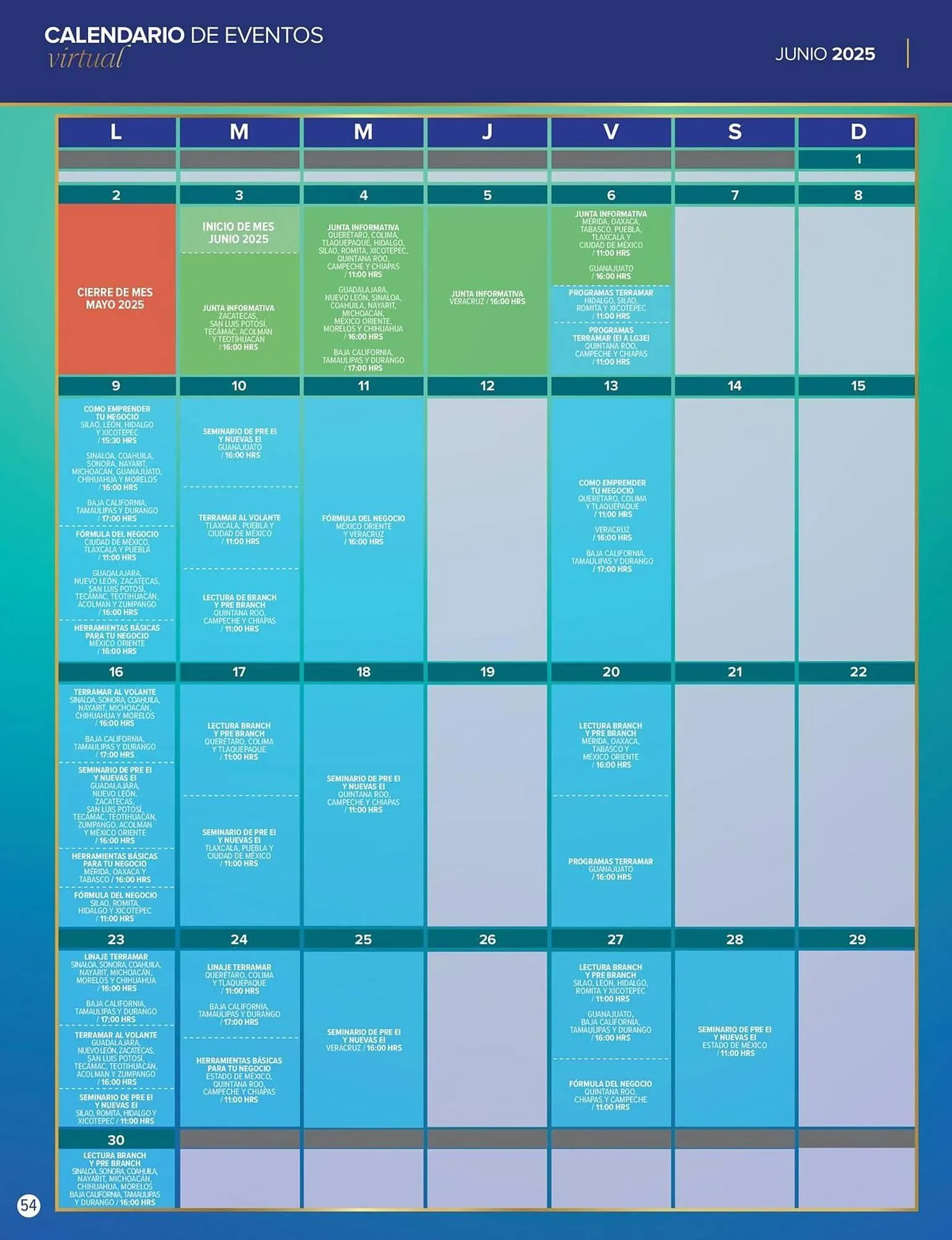 Catálogo de Catálogo Terramar Brands 1 de junio al 30 de junio 2025 - Pagina 54
