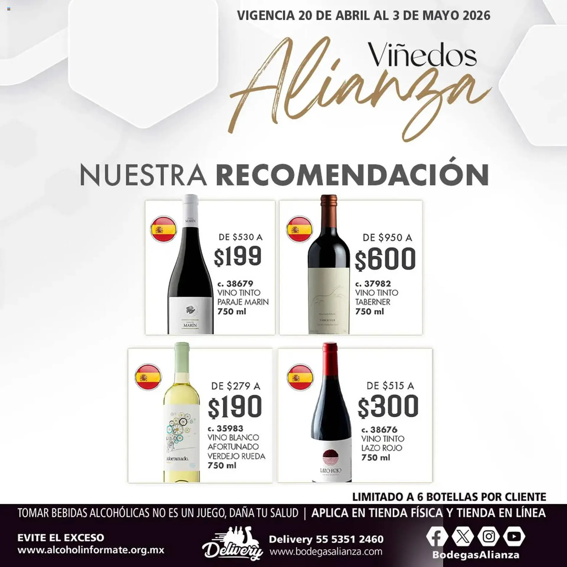 Catálogo de Folleto Bodegas Alianza 20 de abril al 3 de mayo 2026 - Pagina 4