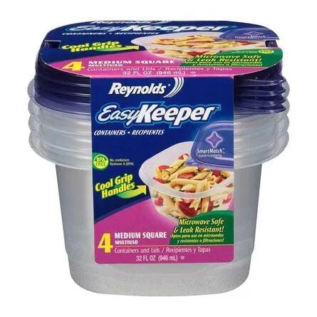 Recipientes Multiusos Reynolds Easy Keeper 4 pz