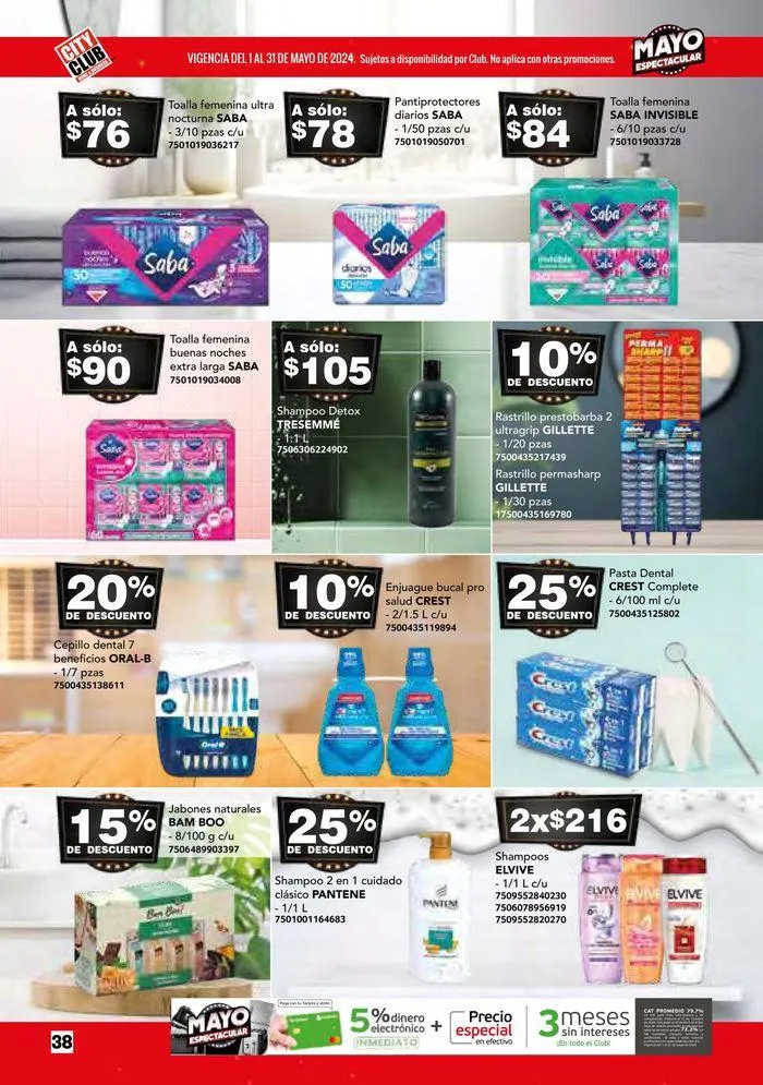 Catálogo de Mayo Espectacular 2 de mayo al 31 de mayo 2024 - Pagina 38