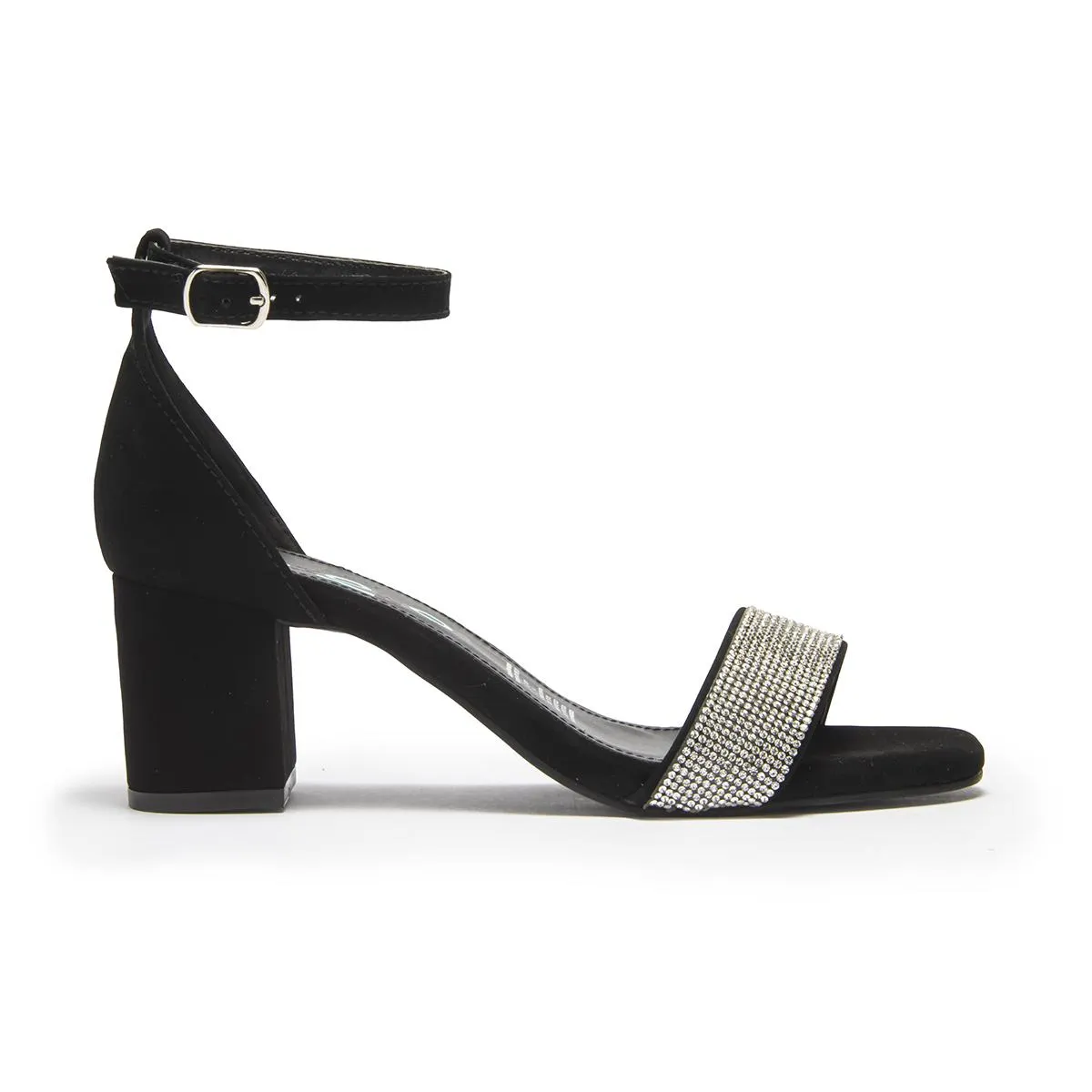 SANDALIA TACÓN BAJO CAPA DE OZONO PARA MUJER ESTILO 642202 NEGRO