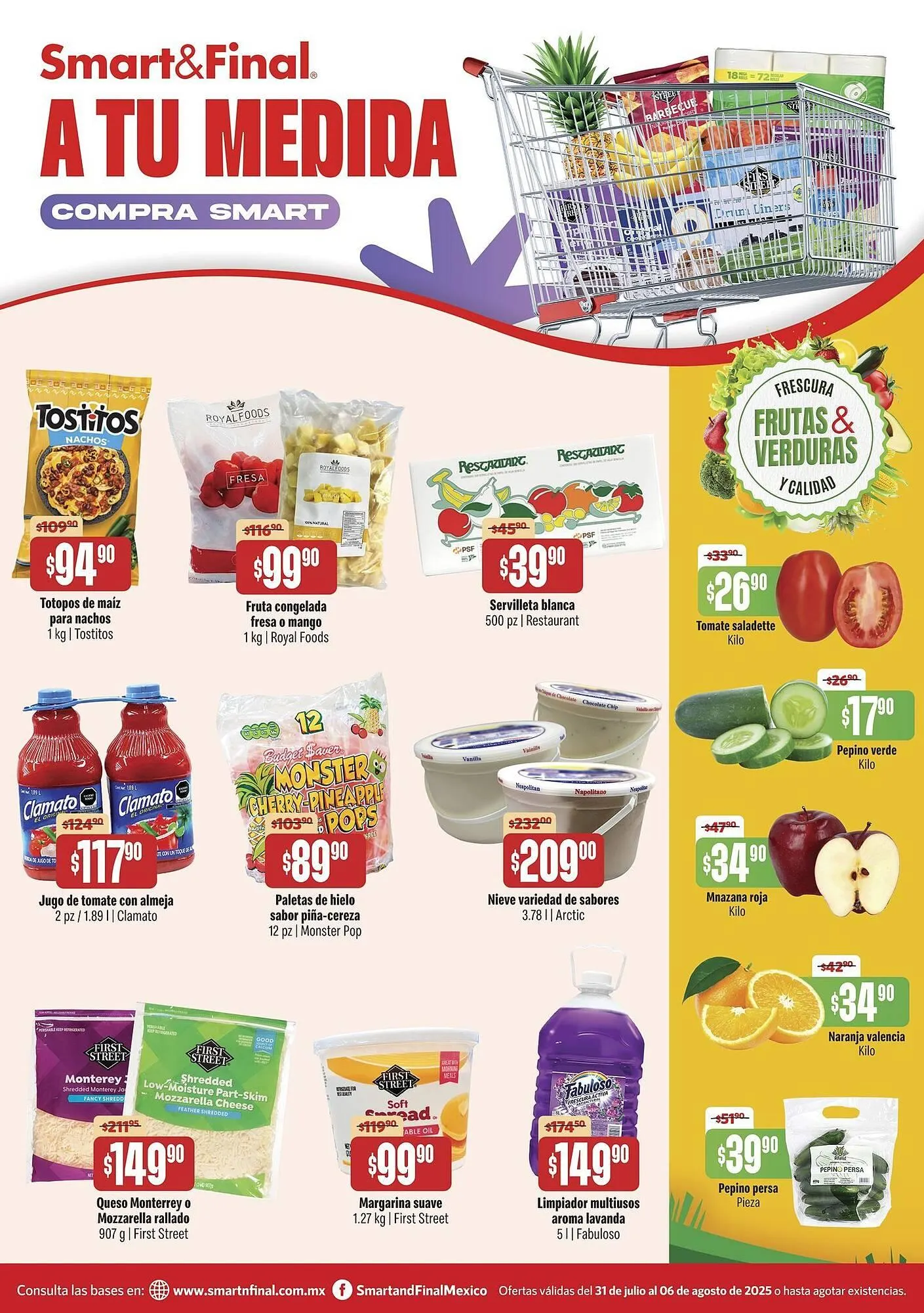 Catálogo de Catálogo Smart & Final 31 de julio al 6 de agosto 2025 - Pagina 1
