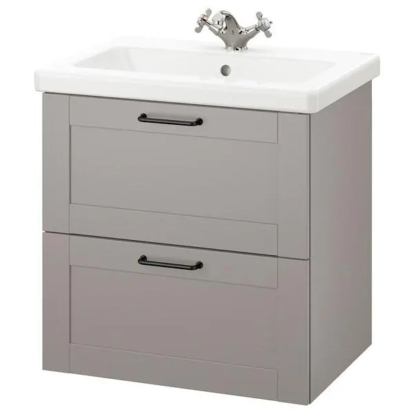 Mueble de lavabo con 2 cajones,
